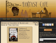 Tablet Screenshot of fantasybookcafe.com